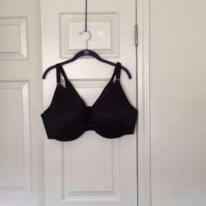 Cacique full coverage back smoother bra in black